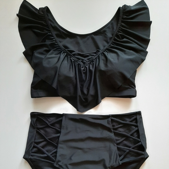Black Tankini Bathing Suits - Picture 4 of 6